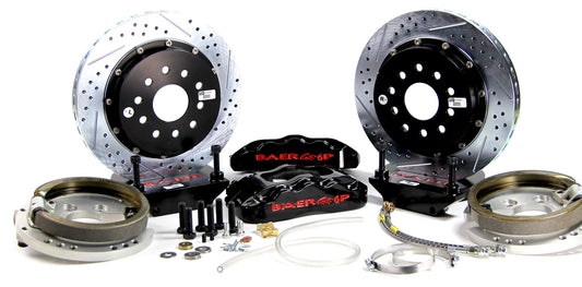 BAER BRAKES 4262291B-BKCZ Brake System (14" Rear Pro+ w/Park Brake Black 79-84 Mustang 4 Lug), 1 Pack