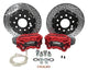 Baer Brake System, SS4 Plus, Front, 4 Piston Caliper, 11.62 in Drilled/Slotted, 2-Piece Iron Rotor, Aluminum, Red Powder Coat, Kit