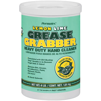 compare product Permatex 13106 Grease Grabber Heavy Duty Lemon Lime Hand Cleaner, 4 lbs.