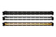 Race Sport Lighting RSLP26 26in 5w LoPro Ultra Slim LED Light Bar with Amber Marker - Running Light Function 120w - Includes Rocker Switch Harness