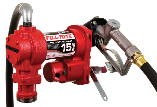 Fill-Rite Pump Fuel XFER 15GPM 115VAC FR610H