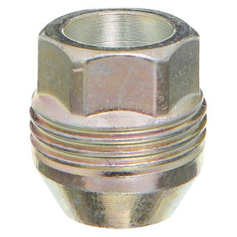 compare product West Coast W6014C - Zinc Cone Seat OE Style Acorn Bulge Open End External Thread Lug Nut