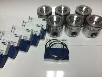 compare product MAHLE Pistons set Compatible with Dodge CUMMINS 5.9 5.9L 17:1 MAHLE PISTON +.040
