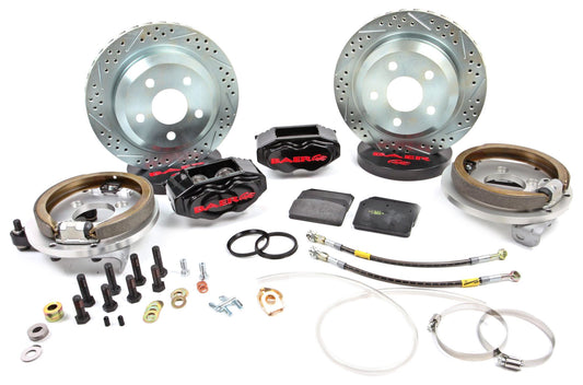BAER BRAKES 4262276B-BKCZ Brake System (12" Rear SS4 with Park Brake Black Ford 8.8"), 1 Pack