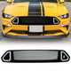 AMERICAN MODIFIED Front Mesh Upper Grille Compatible with 18-23 Ford Mustangs