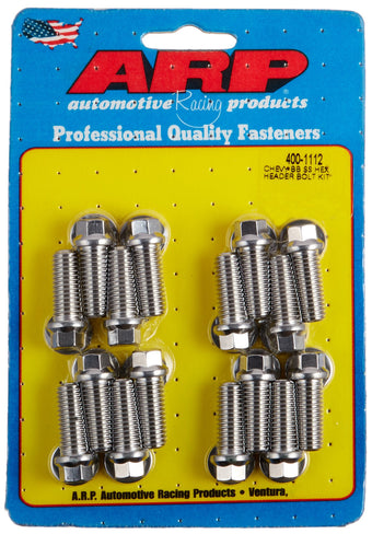 compare product ARP 4001112 Hex Header Bolt Kit for BBC SS