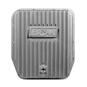 compare product B&M 40291 Cast Aluminum Extra Depth Transmission Pan