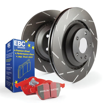 compare product EBC S4KF1236 Stage-4 Signature Brake Kit, BLACK