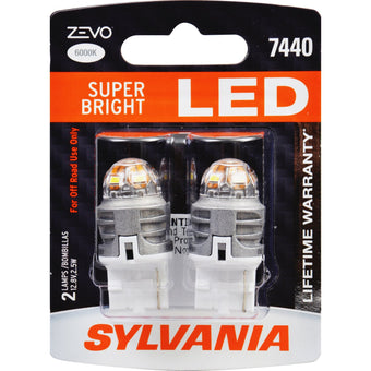 compare product SYLVANIA ZEVO 7440 T20 White LED Bulb, (Contains 2 Bulbs)