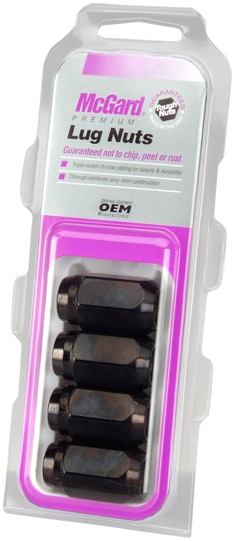 compare product McGard 64030 Black Cone Seat Style Lug Nut Set (1/2