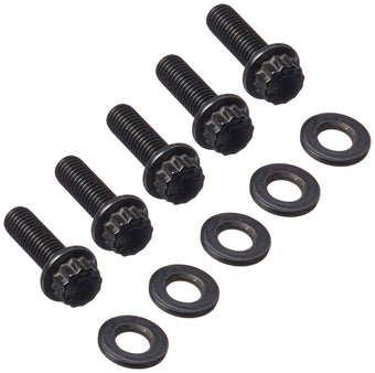 compare product ARP Bolt, 8 mm x 1.25 Thread, 25 mm Long, 10 mm 12 Point Head, Chromoly, Black Oxide, Universal, Set of 5