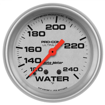 compare product Auto Meter 4432 Ultra-Lite Mechanical Water Temperature Gauge