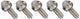 ARP 6121250 Stainless Steel 5/16-18 12-Point Bolts - Pack of 5