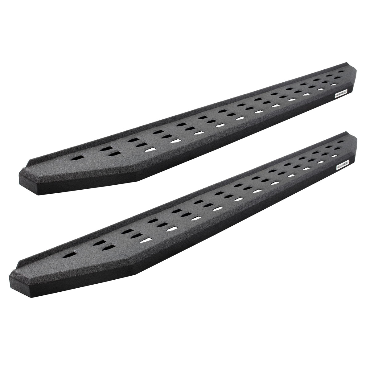 Go Rhino RB20 Running Boards | 87", Galvanized Steel, Protective Bedliner Coating | 69400087T