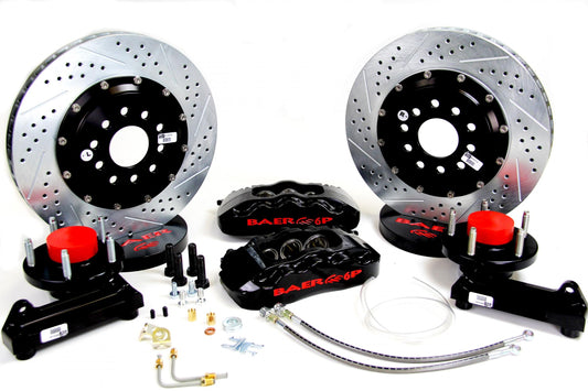 BAER BRAKES 4261257B-BKCZ Brake System (13" Front Pro+ Black 70-71 Ford/Mercury Disc Brake Spindle Only), 1 Pack