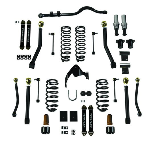 TeraFlex JKU 4-Door Outback Overland Suspension System (3” Lift) - No Shocks