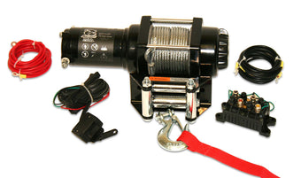 compare product Bulldog Winch 15006 Winch (2500lb ATV with 50 ft. Wire Rope. Mini-Rocker Switch, Mounting Channel, Roller Fairlead)