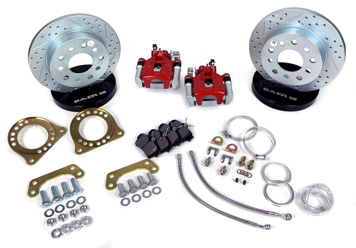 Baer Brakes - 10.5" Clsc Brake Sys Rr Red 55-70 Chevy (4302527R)