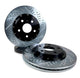 Baer Brakes 2302072 EradiSpeed+ Rear 2-piece Brake Rotors Slotted Drilled Zinc Plated