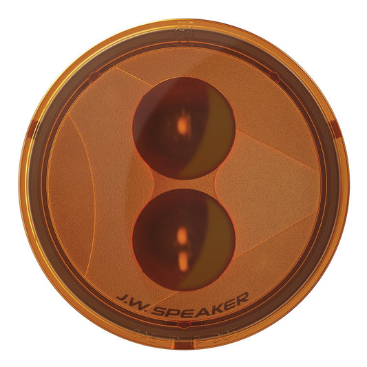 J.W. Speaker 0346483 Model 239 J2 12V DOT/ECE LED Round Turn Signals with Amber Lens - 2 Light Kit