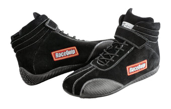 compare product RaceQuip 30500100RQP 305 Euro Carbon L Driving Shoes SFI 3.3/5 Black Size 10