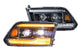Morimoto Lighting LF520-A-ASM 2x (One Pair) Amber XB LED Headlights fits Dodge Ram 2500