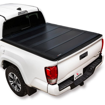 compare product LEER HF650M Quad-Folding Tonneau Cover, Fits 2022-2026 Nissan Frontier with 6' Truck Bed