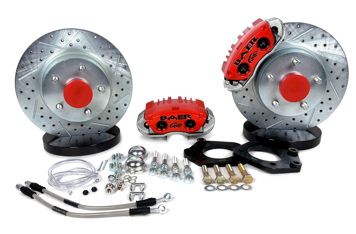 Baer Brakes - 11" Clsc Brake Sys Frt Red Must Ii (4261572R)