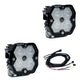 Baja Designs Squadron 2.0 Sport LED Light Pod Pair, Work/Scene, Clear
