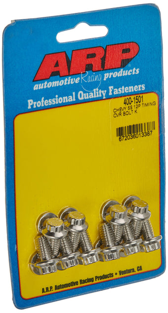 compare product ARP 4001501 Stainless 300 12-Point Timing Cover Bolt Kit