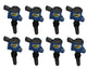 ACCEL 140032B-8 SuperCoil Ignition Coil - -Blue - 8-Pack