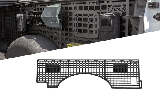 Addictive Desert Designs Bed Side Molle Panels for the 2023-2024 Ford F-250 & F-350 with 6.75' Bed | Keeps Main Cargo Area Clear for Larger Loads | Made in the USA (Passenger Full Kit)