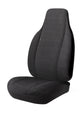 FIA TRS49-58 Black Custom Fit Front Seat Cover, Split Seat 40/20/40 - Solid Saddle Blanket (Black)