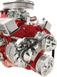 Billet Specialties FM0107PC Long Water Pump Passenger Side Mid Mount Alternator Bracket for Small Block Chevy