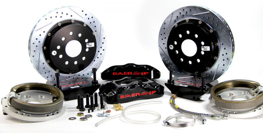 BAER BRAKES 4142042B-BKCZ Brake System (13" Rear Pro+ w/Park Brake Black Mopar), 1 Pack