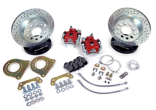 Baer Brakes - 11.65" Clsc Brake Sys Rr Red Ford 8.8" (4262770R)