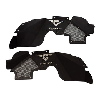 compare product Combat Off Road Battle Ready Aluminum Inner Fender Kit - Front Pair - compatible with Jeep Wrangler JK/JKU
