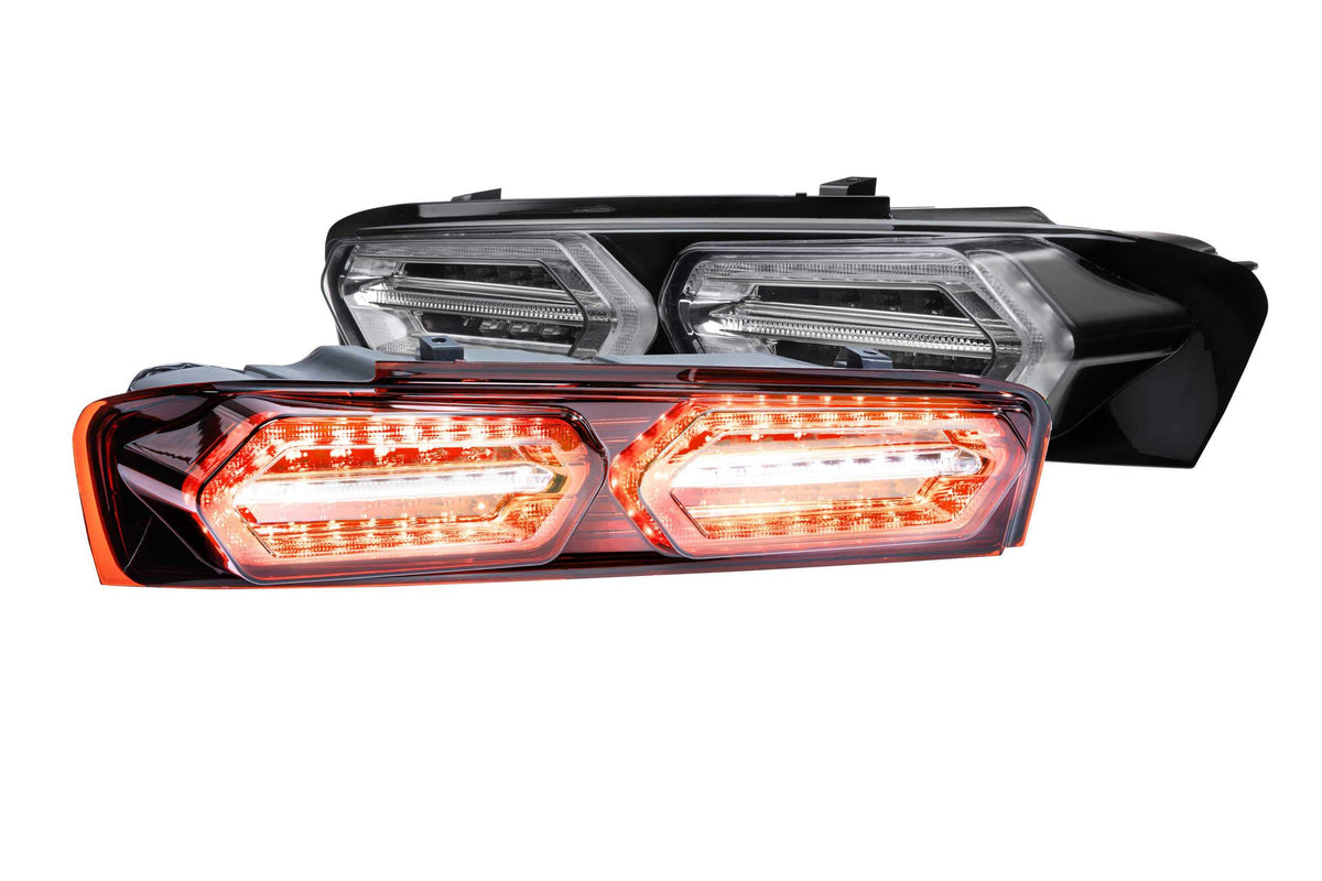 Morimoto XB LED Taillights fits 2016-2018 Chevy Camaro, Smoked (1X LF404)