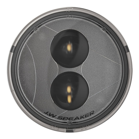 J.W. Speaker 0346493 Model 239 J2 12V DOT/ECE LED Round Turn Signals with Clear Lens - 2 Light Kit