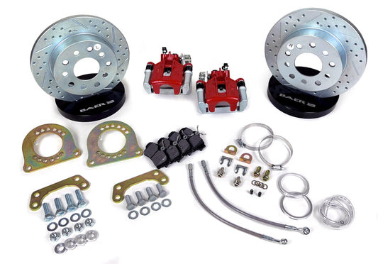 Baer Brakes - 10.5" Clsc Brake Sys Rr Red Ford 8.8" (4262727R)