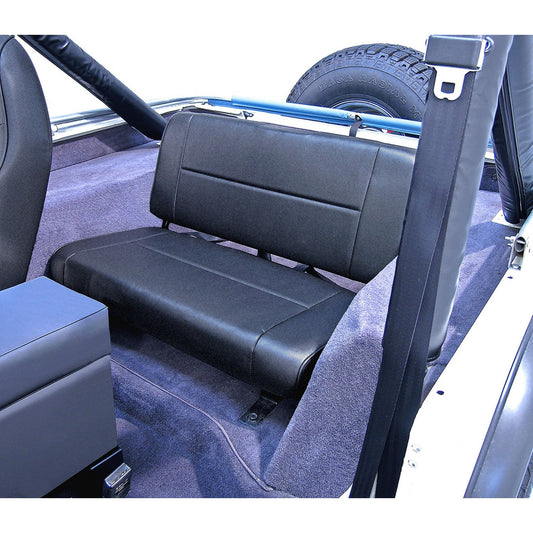 Rugged Ridge | Seat, Rear, Black | 13461.15 | Fits 1955-1995 Jeep CJ & Wrangler YJ