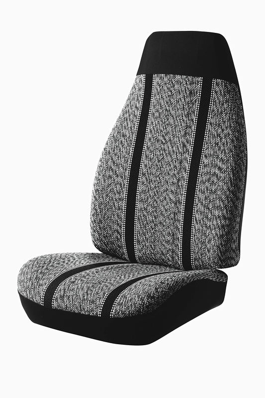 FIA TR49-41 Black Custom Fit Front Seat Cover Bucket Seats - Saddle Blanket, (Black)