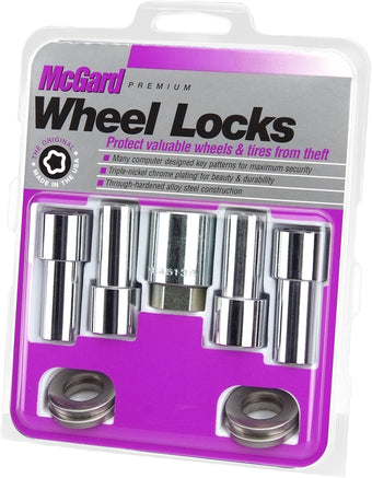 compare product McGard 23181 Chrome Extra Long Shank Wheel Locks (1/2