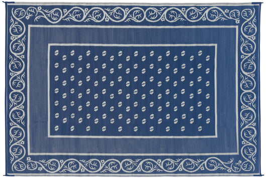 Faulkner Vineyard 9 by 12-Feet Blue Multi-Purpose Mat