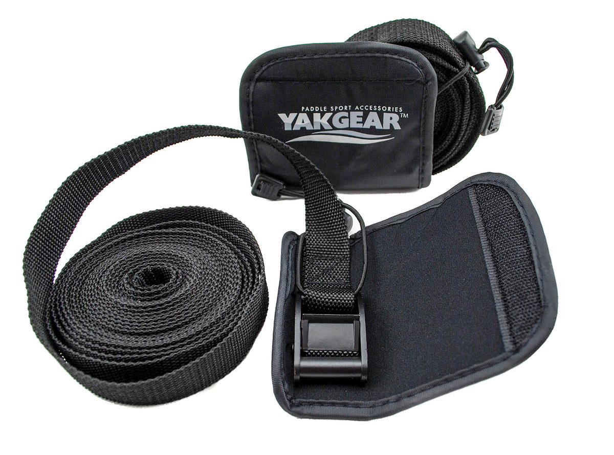 YakGear TDSTP1 Tie Down Straps with Cover - 15', 2 Per Pack