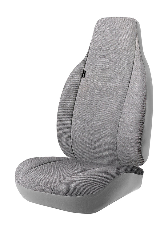 FIA TRS45-15 Gray Custom Fit Rear Seat Cover, Bench Seat - Solid Saddle Blanket (Gray)