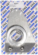 Borgeson (909011 Floor Mount for 2" Steering Column, Machine Finish Aluminum